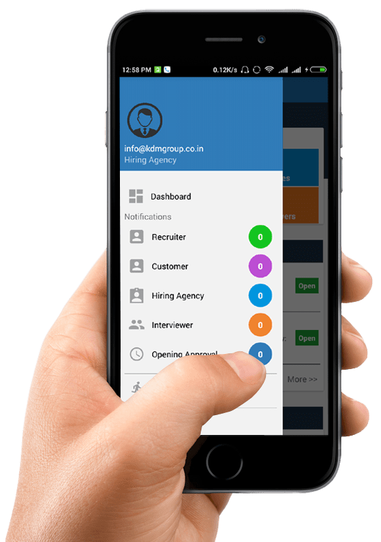 EnterpriseRecruit Android and iOS Mobile Apps
